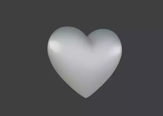 love Heart-shaped three-dimensional model 3D STL