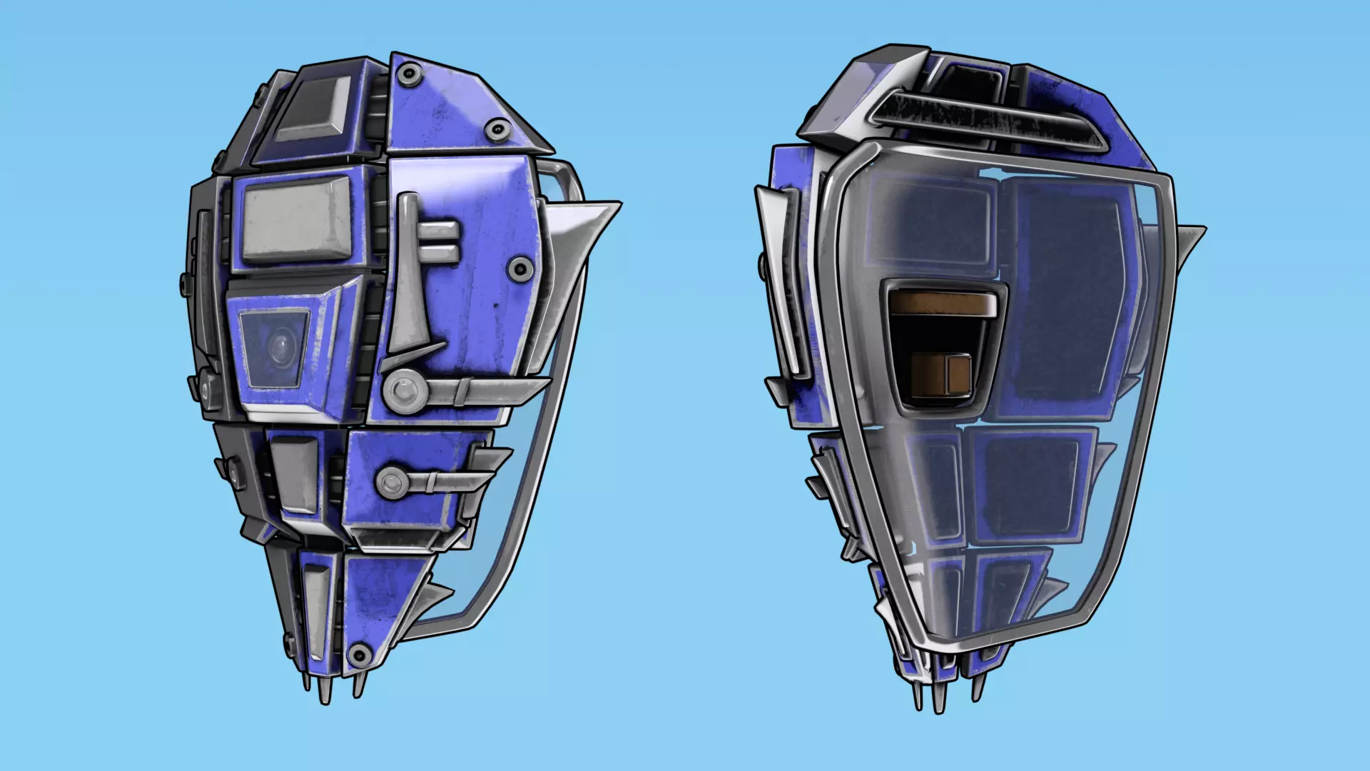 Melee Megapack 10 Core Melee Weapons Low-poly 3D model_79