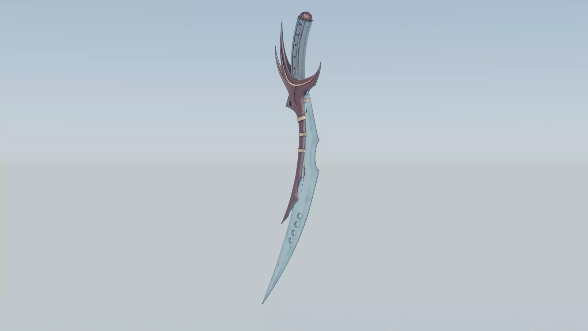 Melee Megapack 10 Core Melee Weapons Low-poly 3D model_54