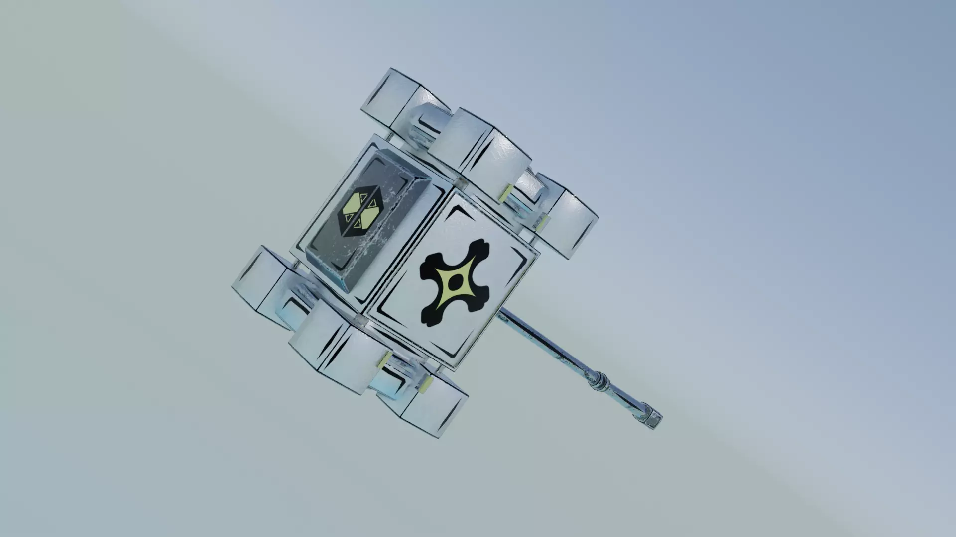 Melee Megapack 10 Core Melee Weapons Low-poly 3D model_88