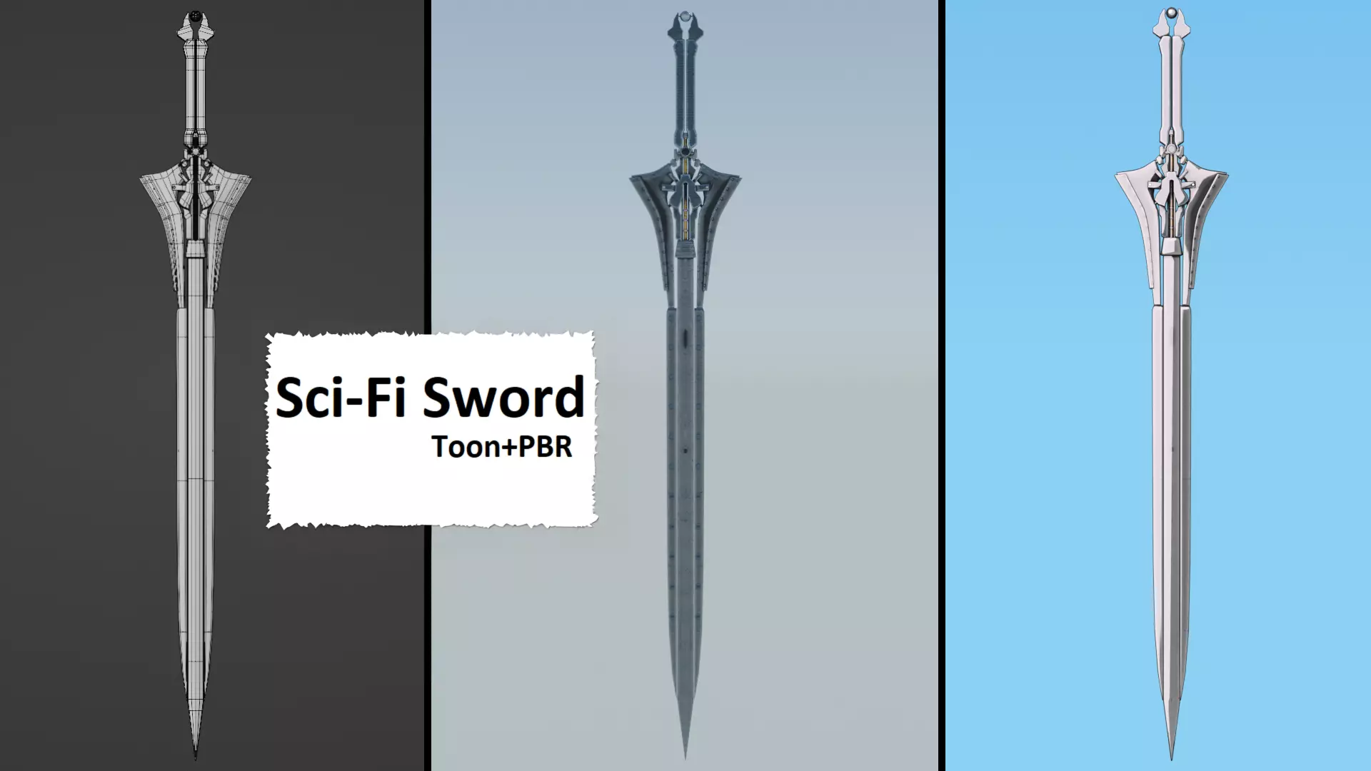 Melee Megapack 10 Core Melee Weapons Low-poly 3D model_38