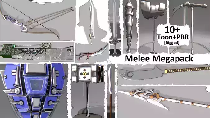 Melee Megapack 10 Core Melee Weapons