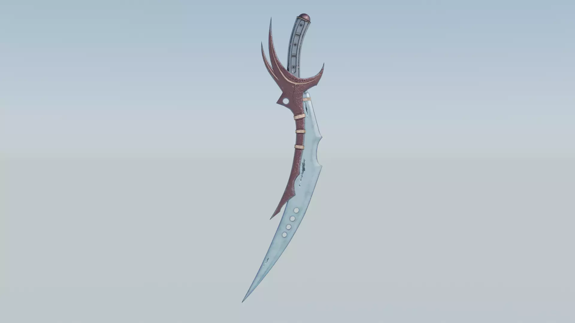 Melee Megapack 10 Core Melee Weapons Low-poly 3D model_61