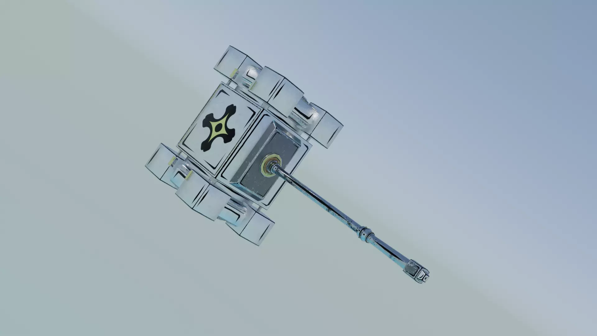 Melee Megapack 10 Core Melee Weapons Low-poly 3D model_83