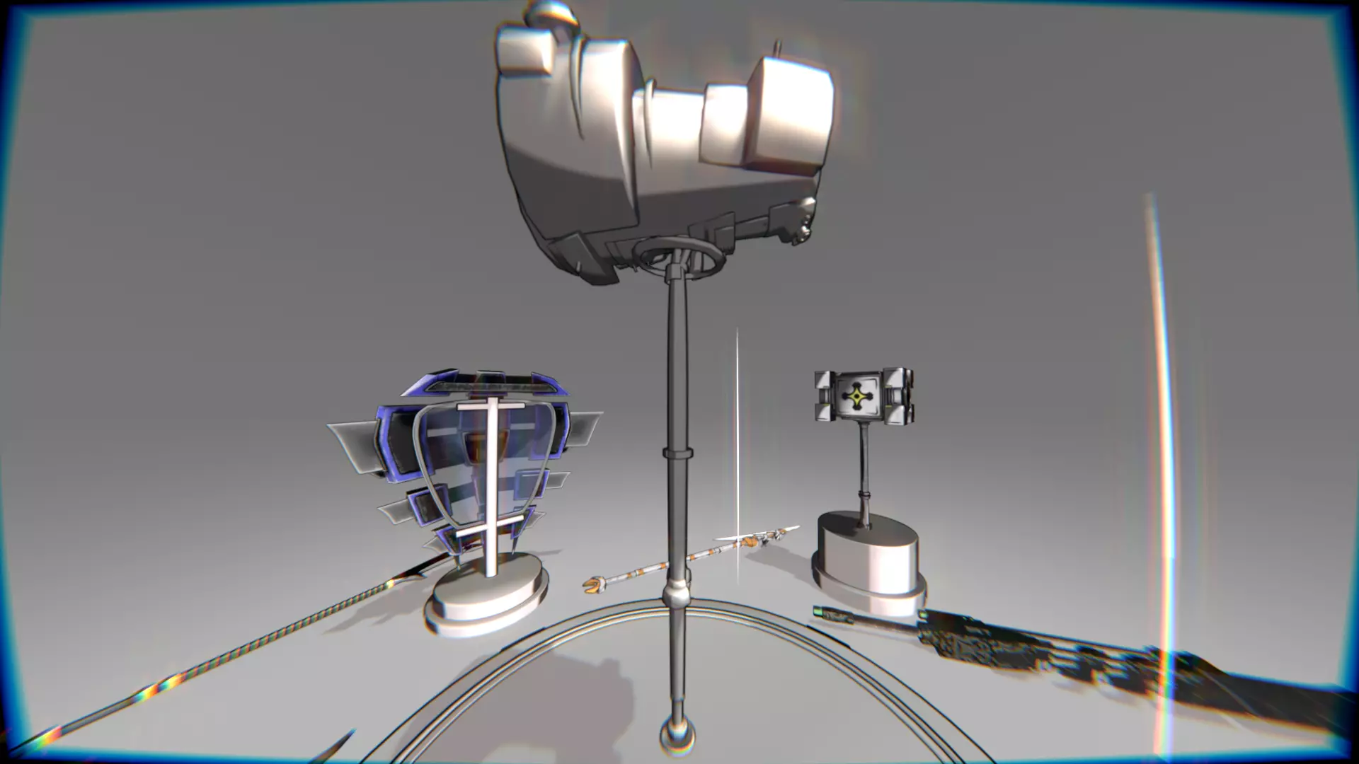 Melee Megapack 10 Core Melee Weapons Low-poly 3D model_28