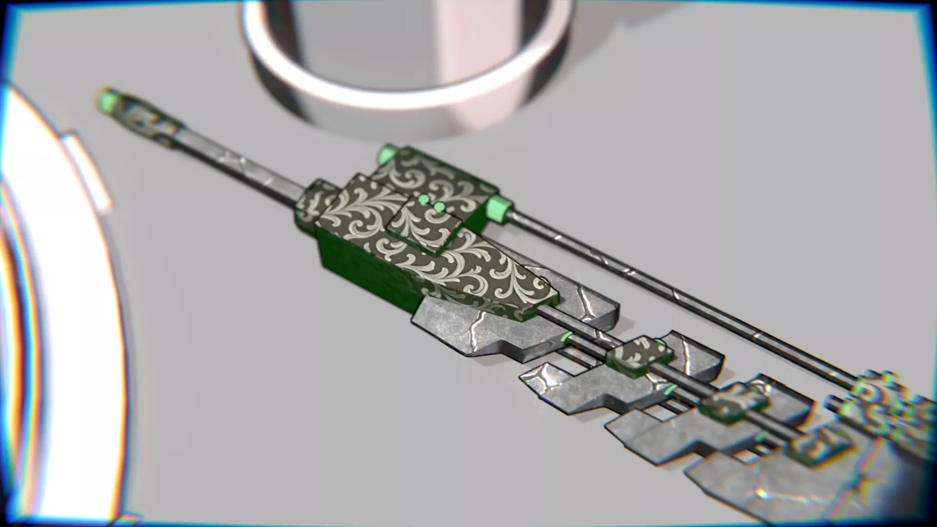 Melee Megapack 10 Core Melee Weapons Low-poly 3D model_25