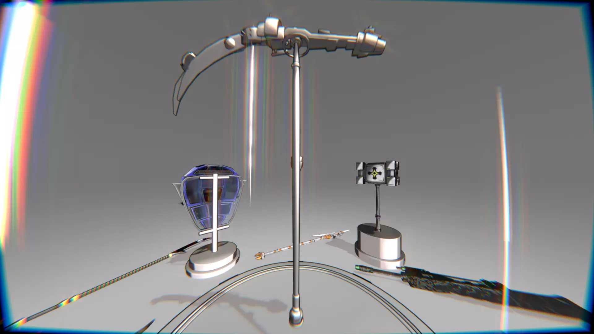 Melee Megapack 10 Core Melee Weapons Low-poly 3D model_29