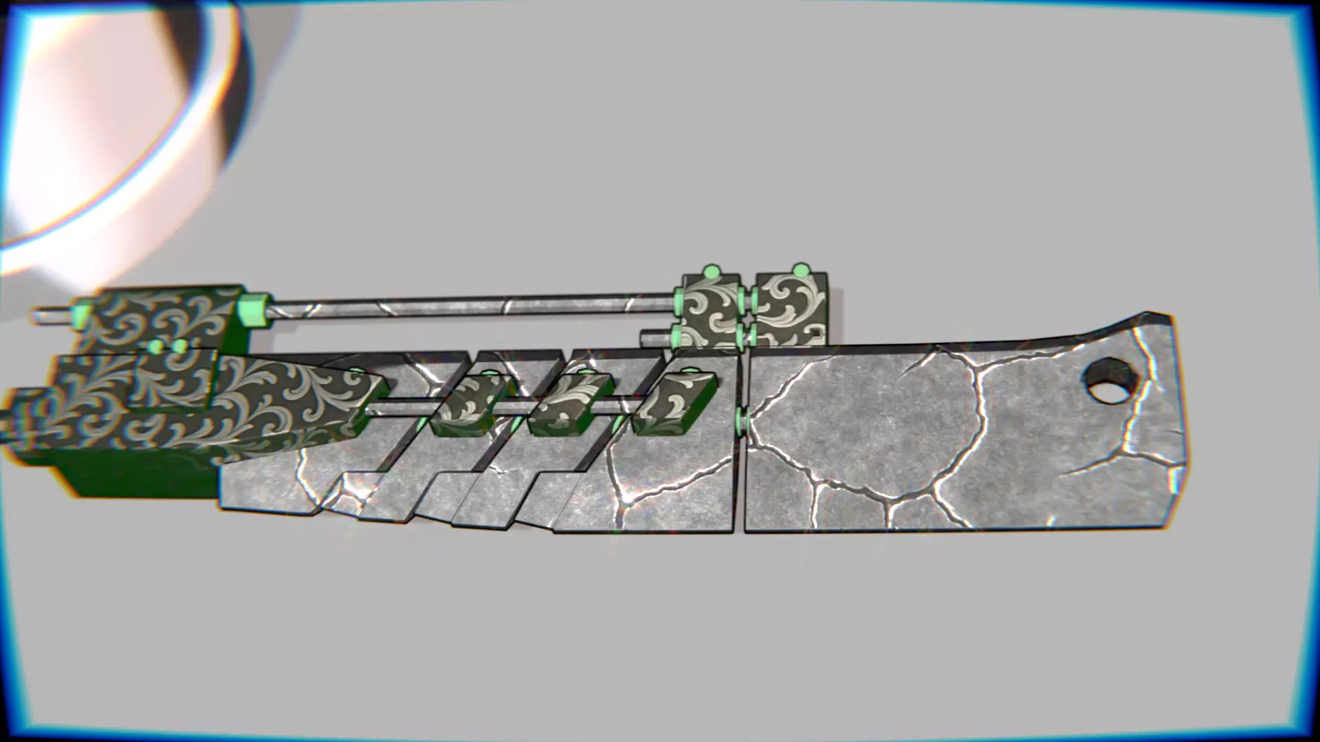 Melee Megapack 10 Core Melee Weapons Low-poly 3D model_26