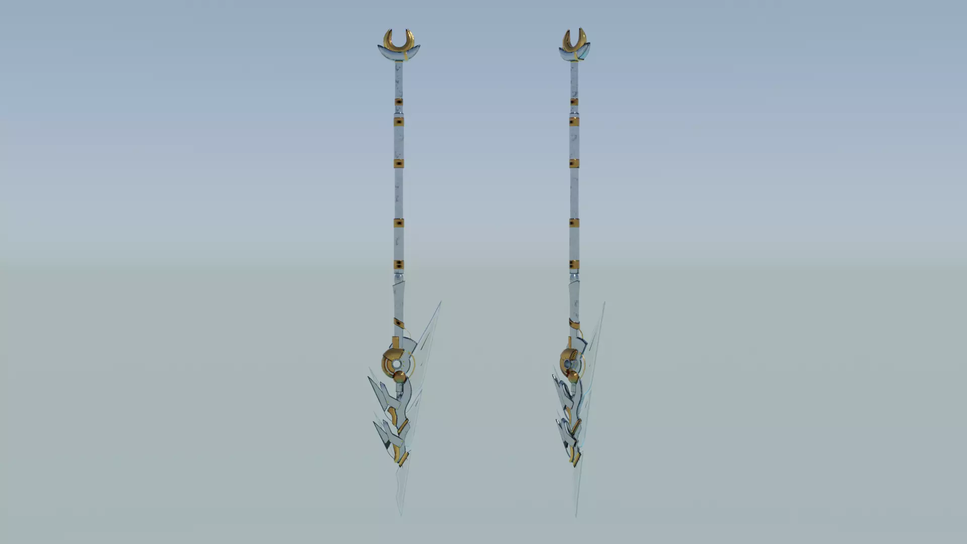 Melee Megapack 10 Core Melee Weapons Low-poly 3D model_82