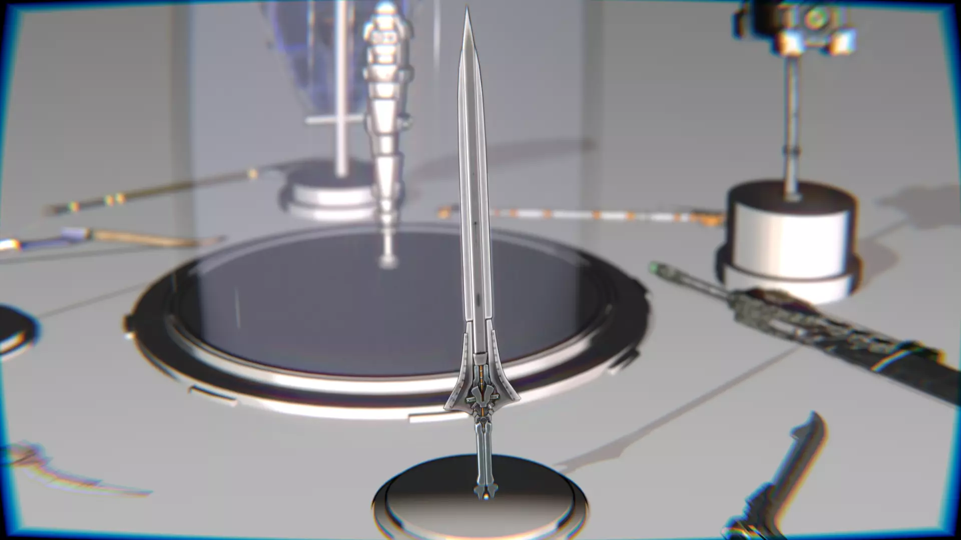 Melee Megapack 10 Core Melee Weapons Low-poly 3D model_20