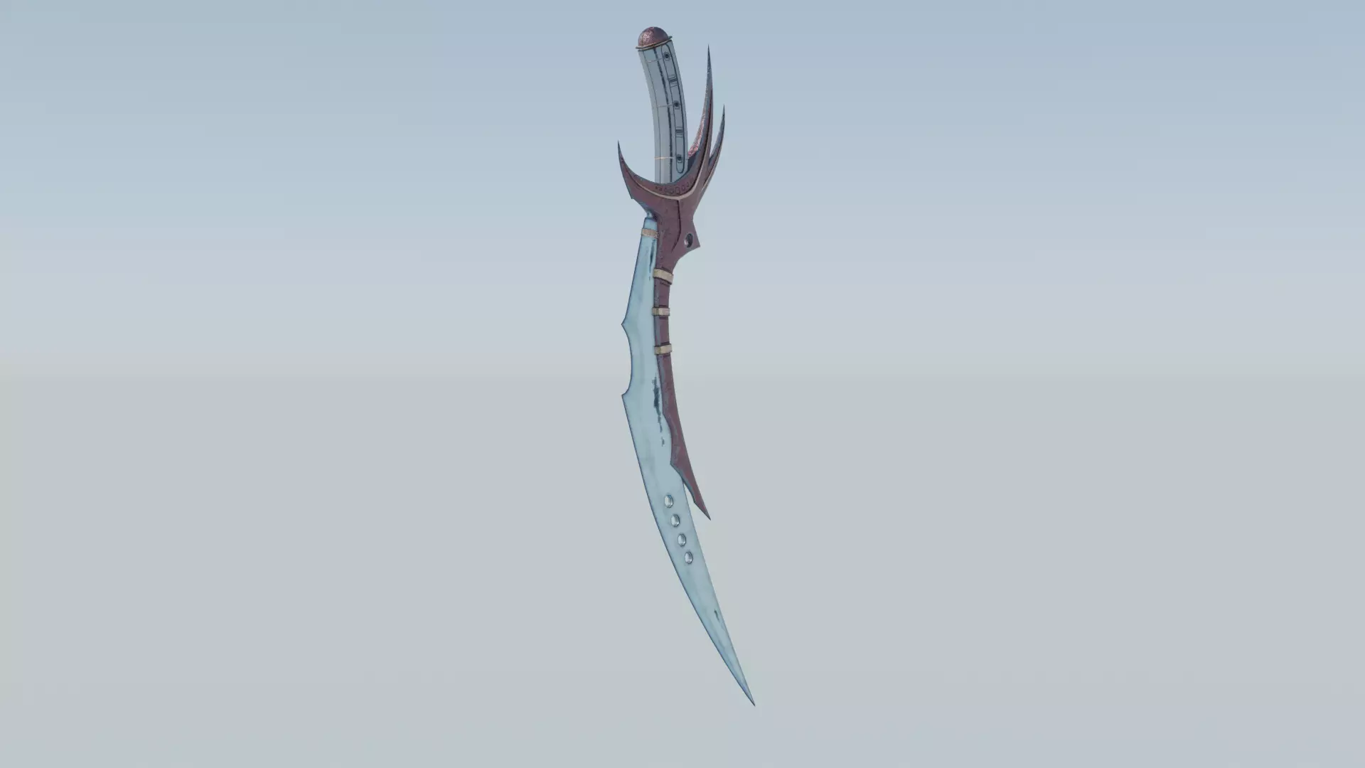 Melee Megapack 10 Core Melee Weapons Low-poly 3D model_73