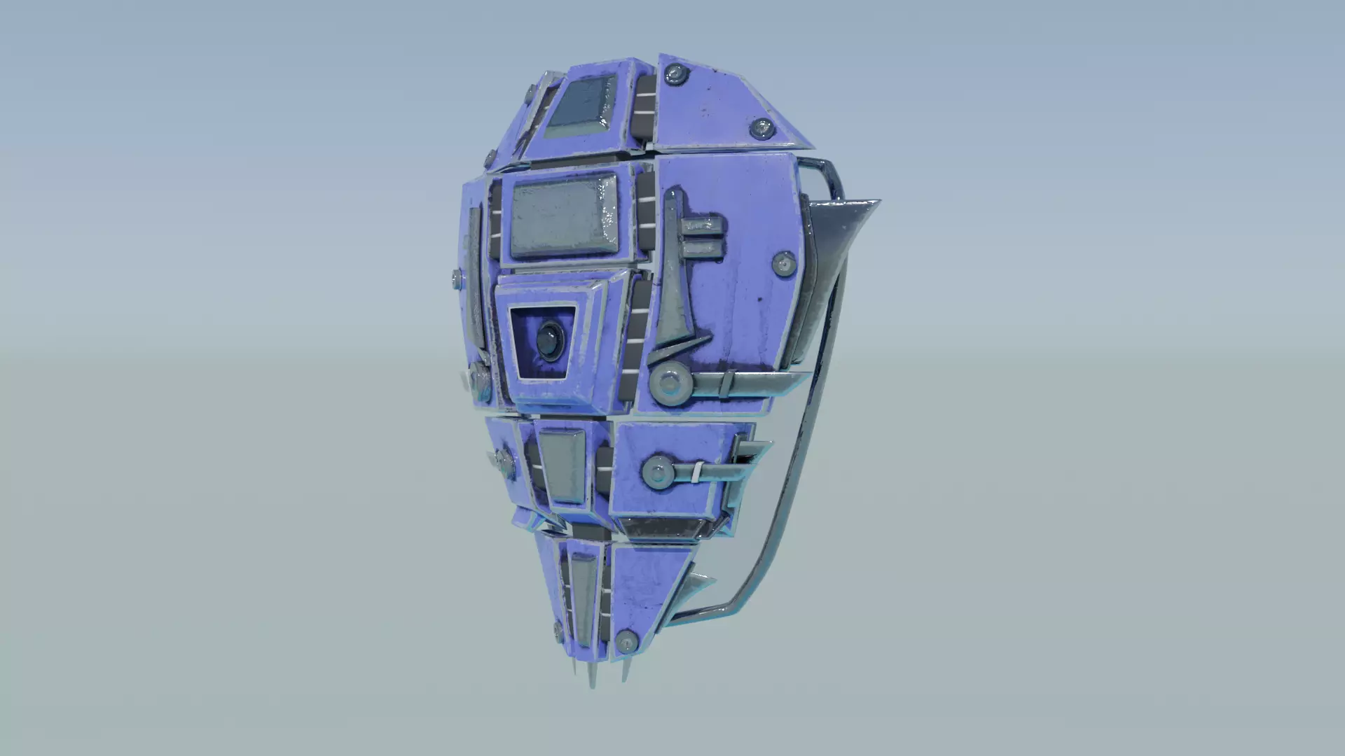 Melee Megapack 10 Core Melee Weapons Low-poly 3D model_98