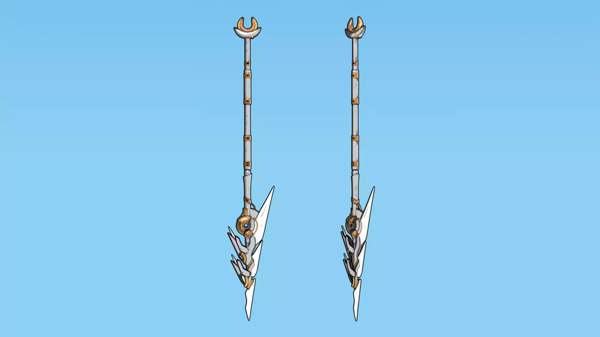 Melee Megapack 10 Core Melee Weapons Low-poly 3D model_84