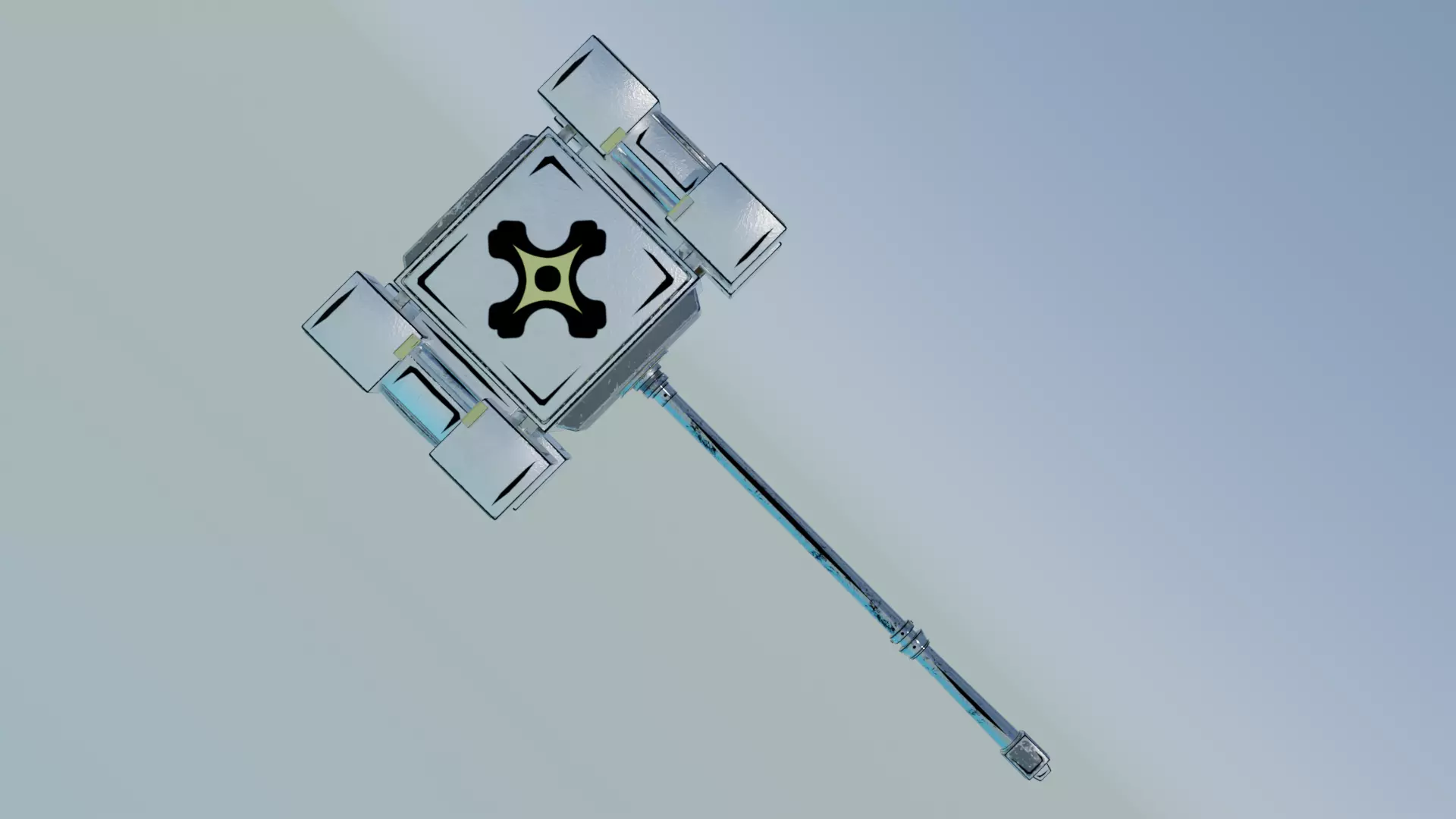 Melee Megapack 10 Core Melee Weapons Low-poly 3D model_85