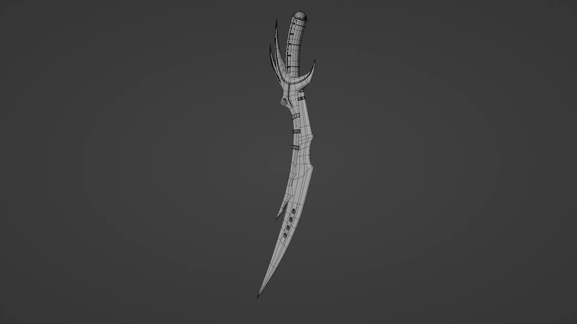 Melee Megapack 10 Core Melee Weapons Low-poly 3D model_94