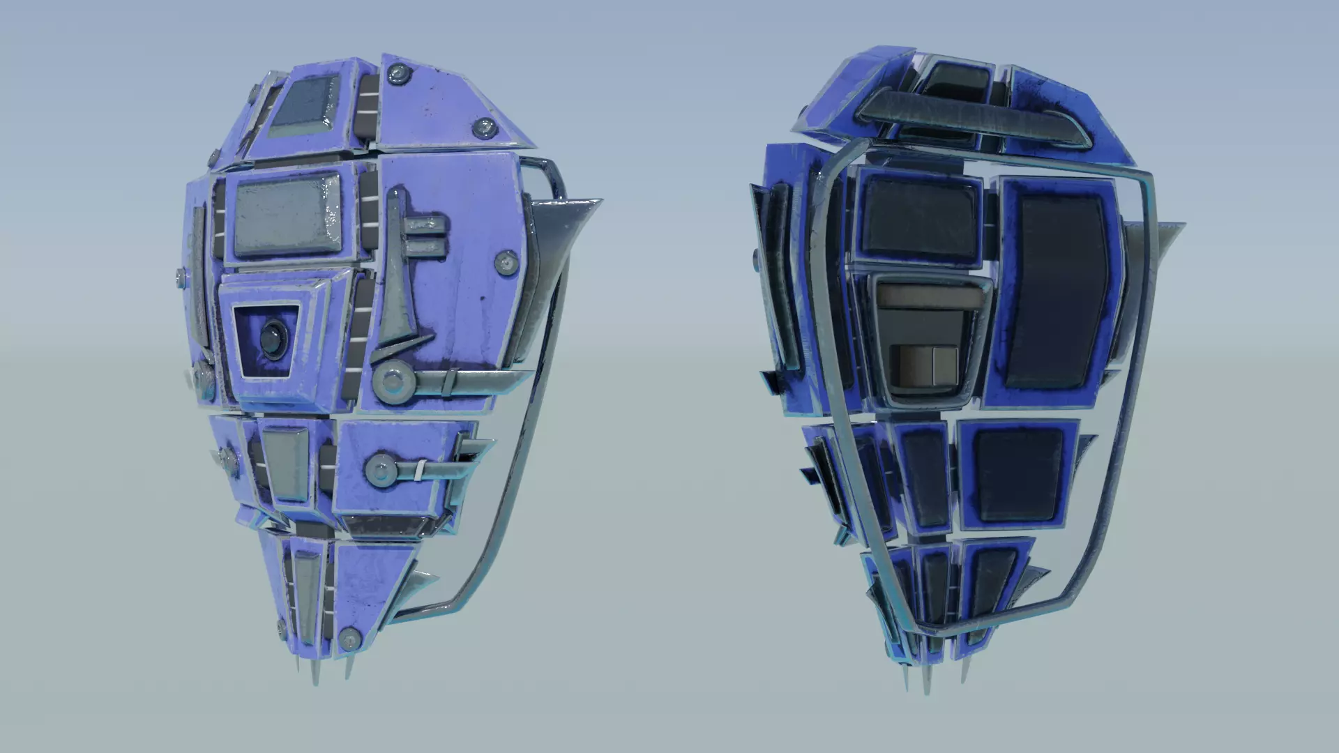 Melee Megapack 10 Core Melee Weapons Low-poly 3D model_72