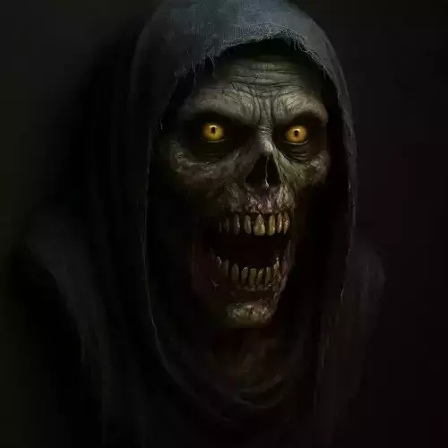 Demonic Wall-Mounted Relief Statue 