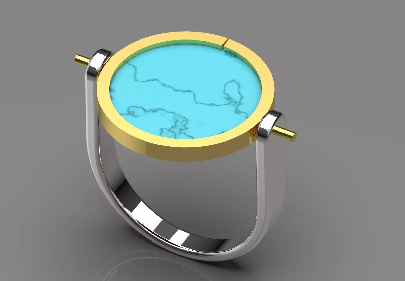 stl 3dm Ring Combining Innovation and Nature gr0148 3D print model_11