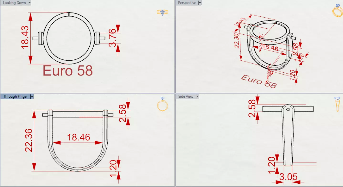 stl 3dm Ring Combining Innovation and Nature gr0148 3D print model_20