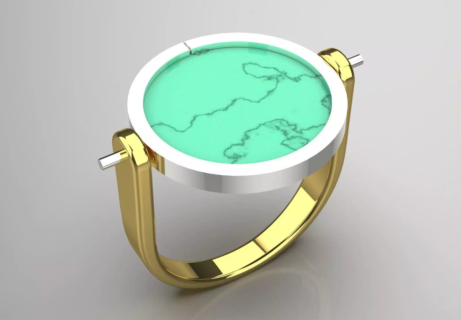 stl 3dm Ring Combining Innovation and Nature gr0148 3D print model_1