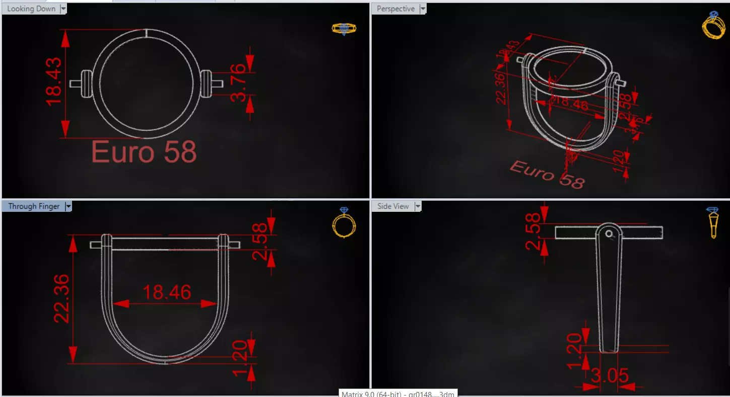 stl 3dm Ring Combining Innovation and Nature gr0148 3D print model_19