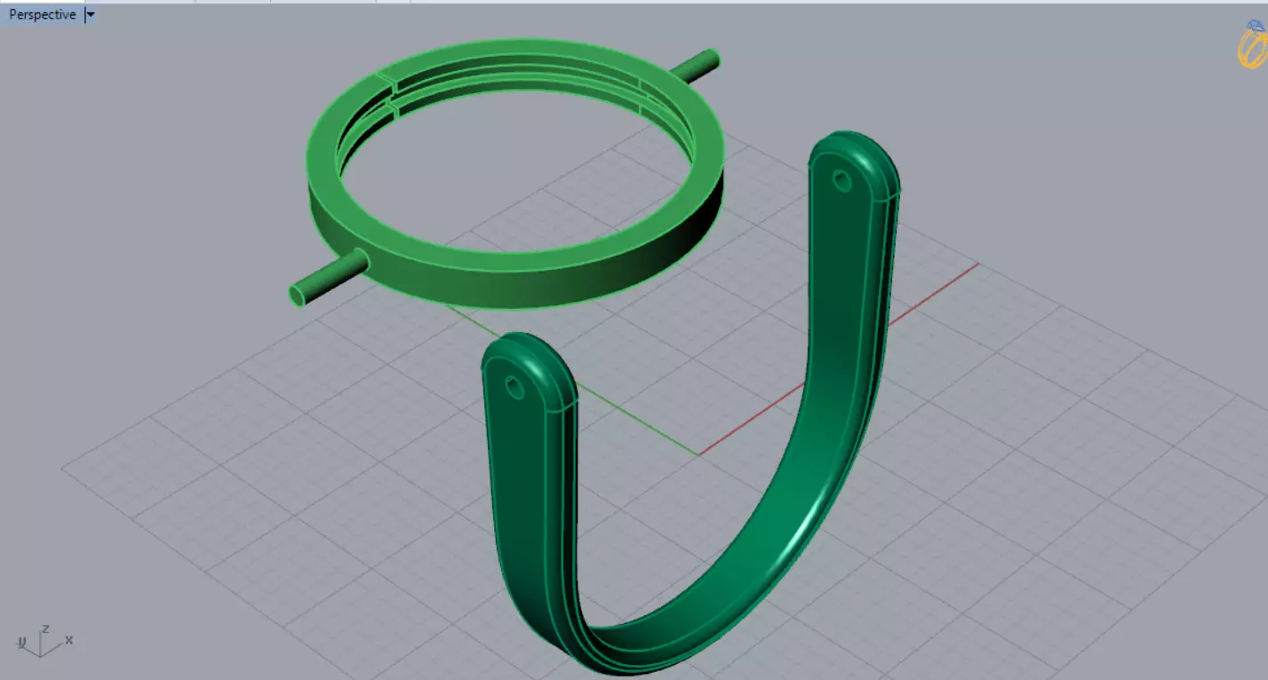 stl 3dm Ring Combining Innovation and Nature gr0148 3D print model_6