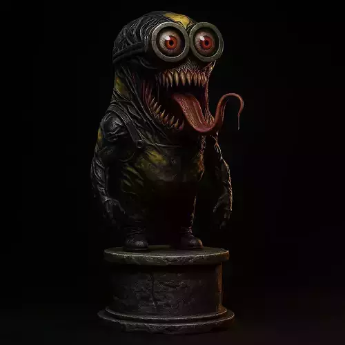Monster Minion  Horror 3D Concept