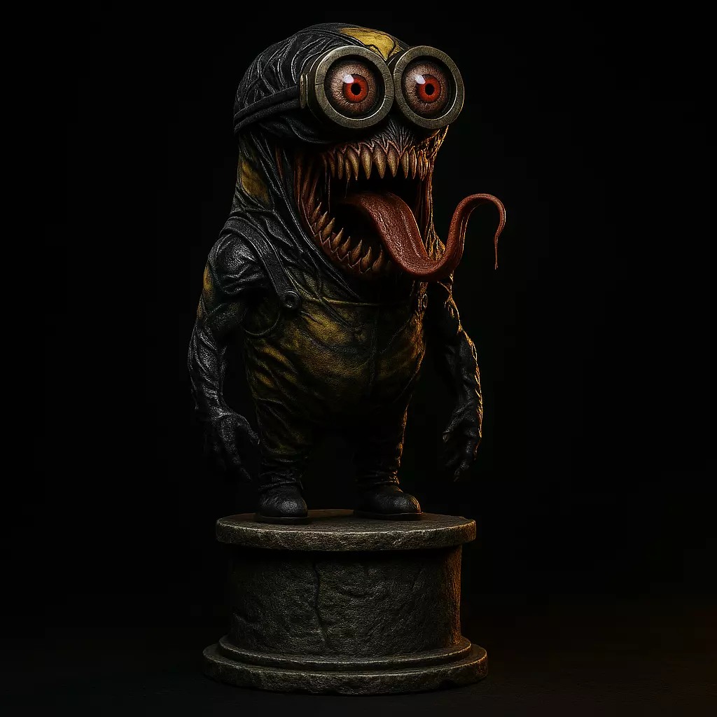 Monster Minion Horror 3D Concept 3D print model