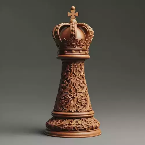 Royal Throne King Chess Piece