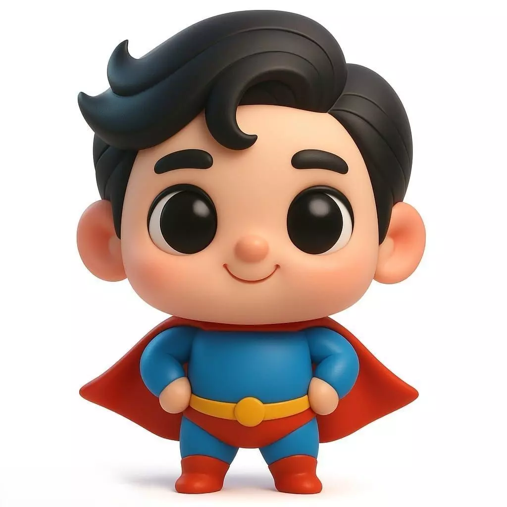 Superman Tabletop 3D print model_0