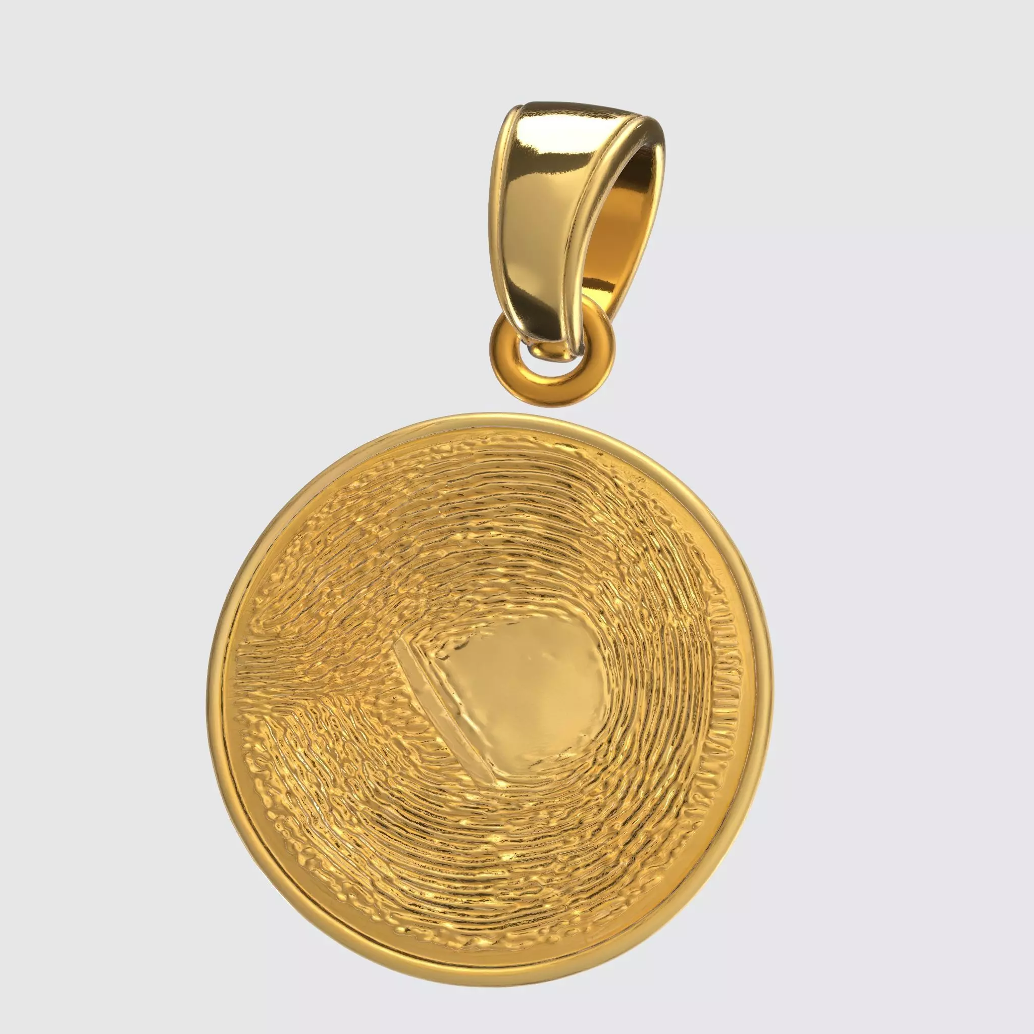 BTC Crypto Pendant Keychain 1 3D print model_1