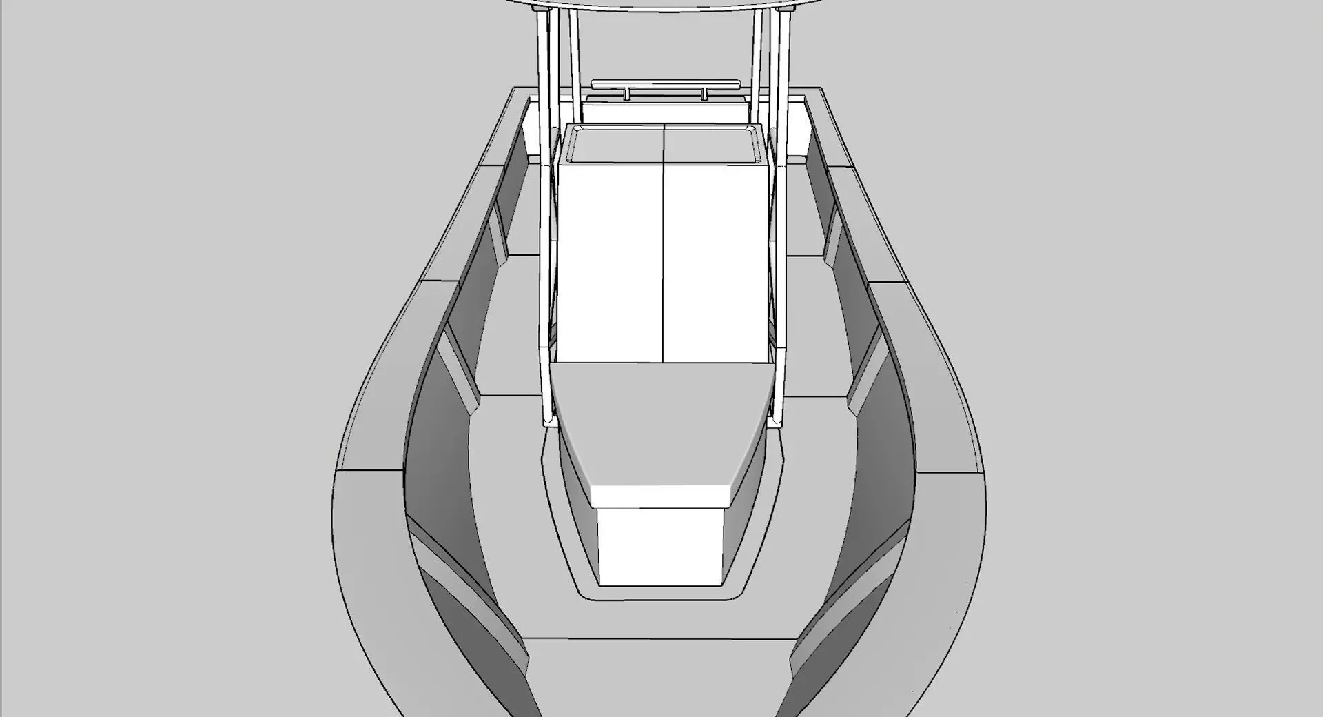 RC Center Console Fishing Boat 3D print model_7
