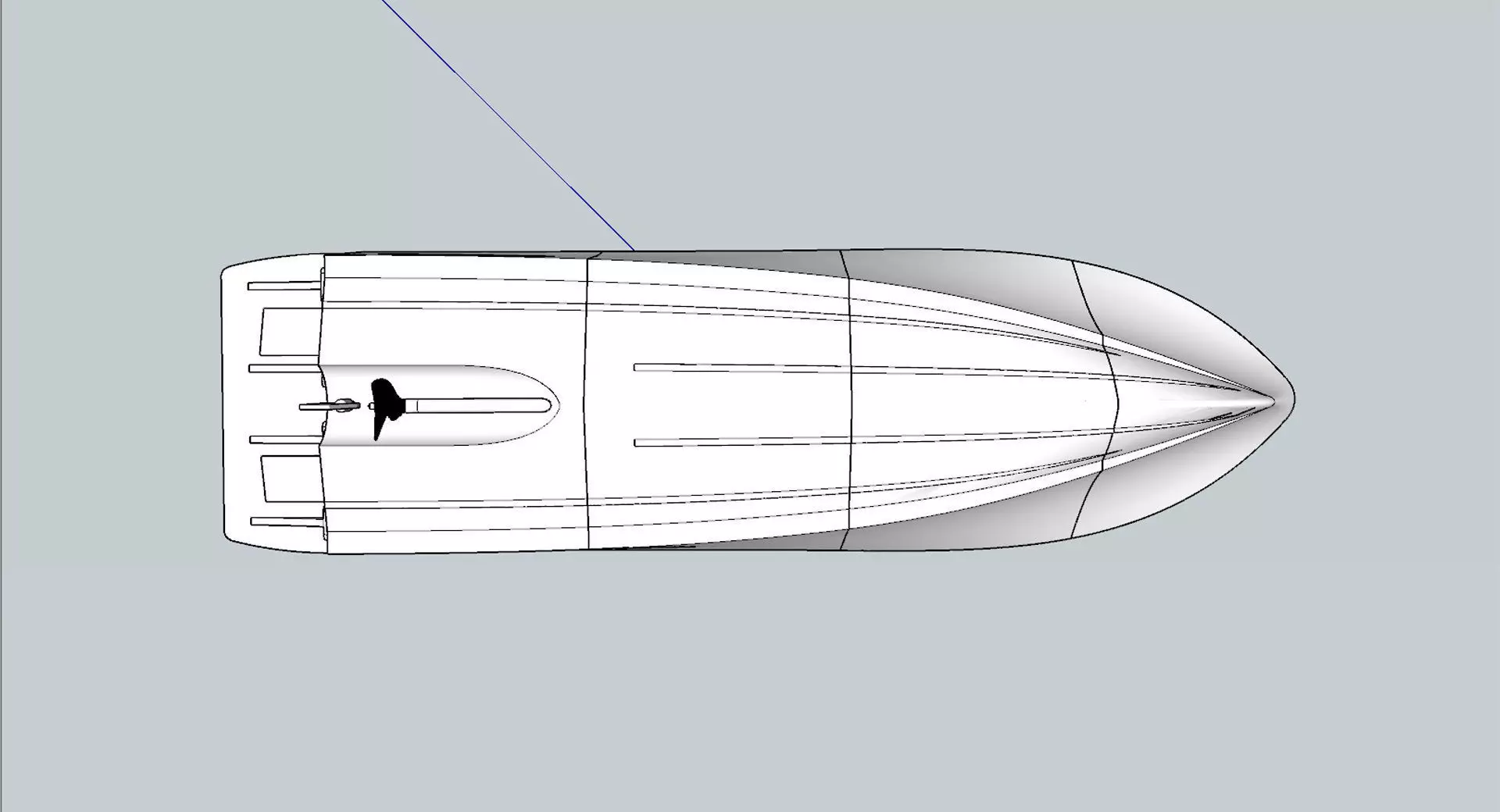 RC Center Console Fishing Boat 3D print model_4