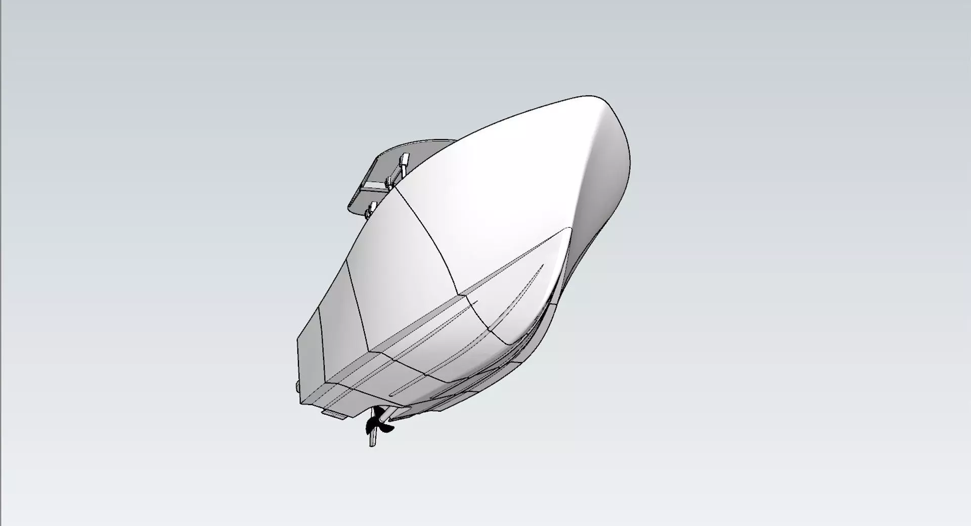 RC Center Console Fishing Boat 3D print model_11