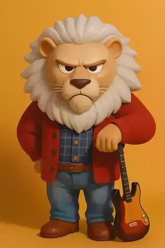 Clay Calloway Rockstar Lion from Sing