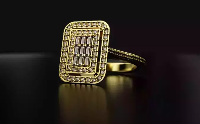 baguette ring