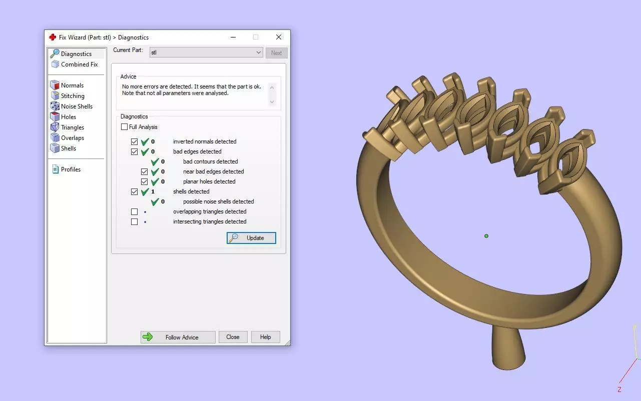 Gold N1464 3D print model_5