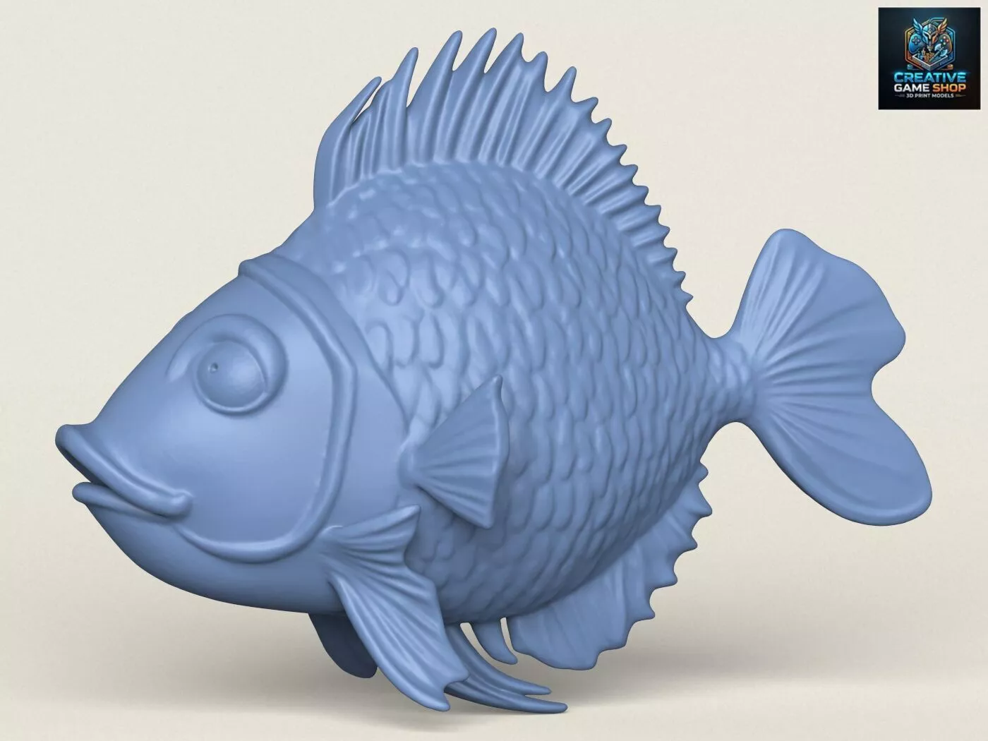 Fish 10 3D print model