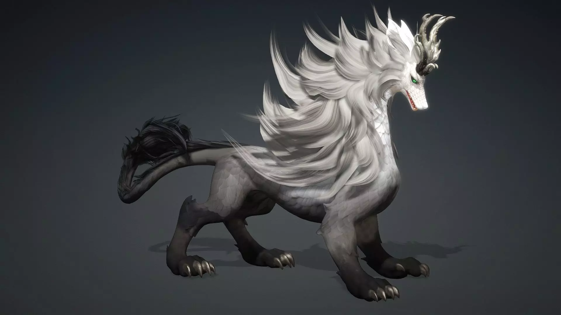 Divine Wolf-B4 3D model_13