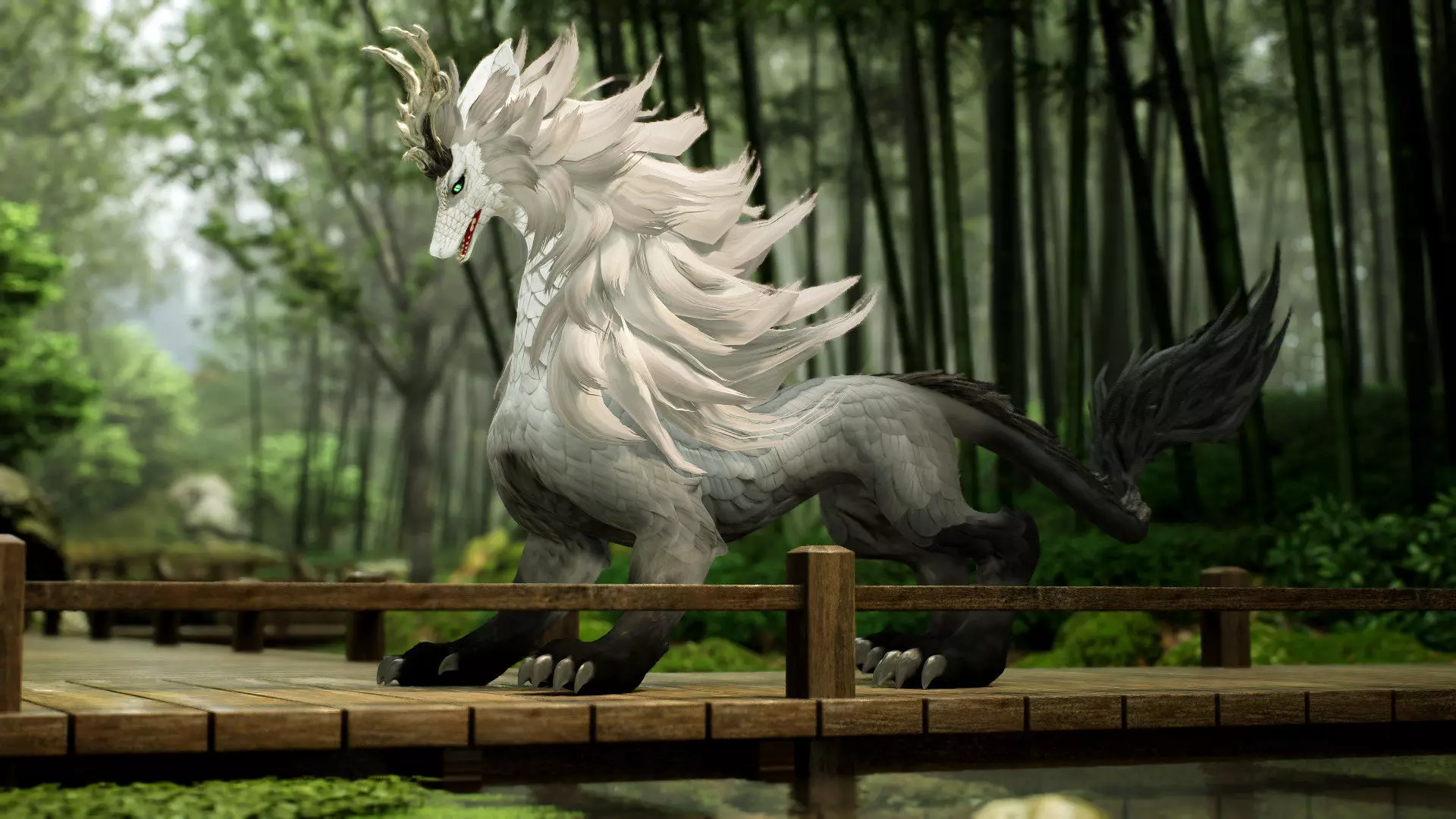 Divine Wolf-B4 3D model_2