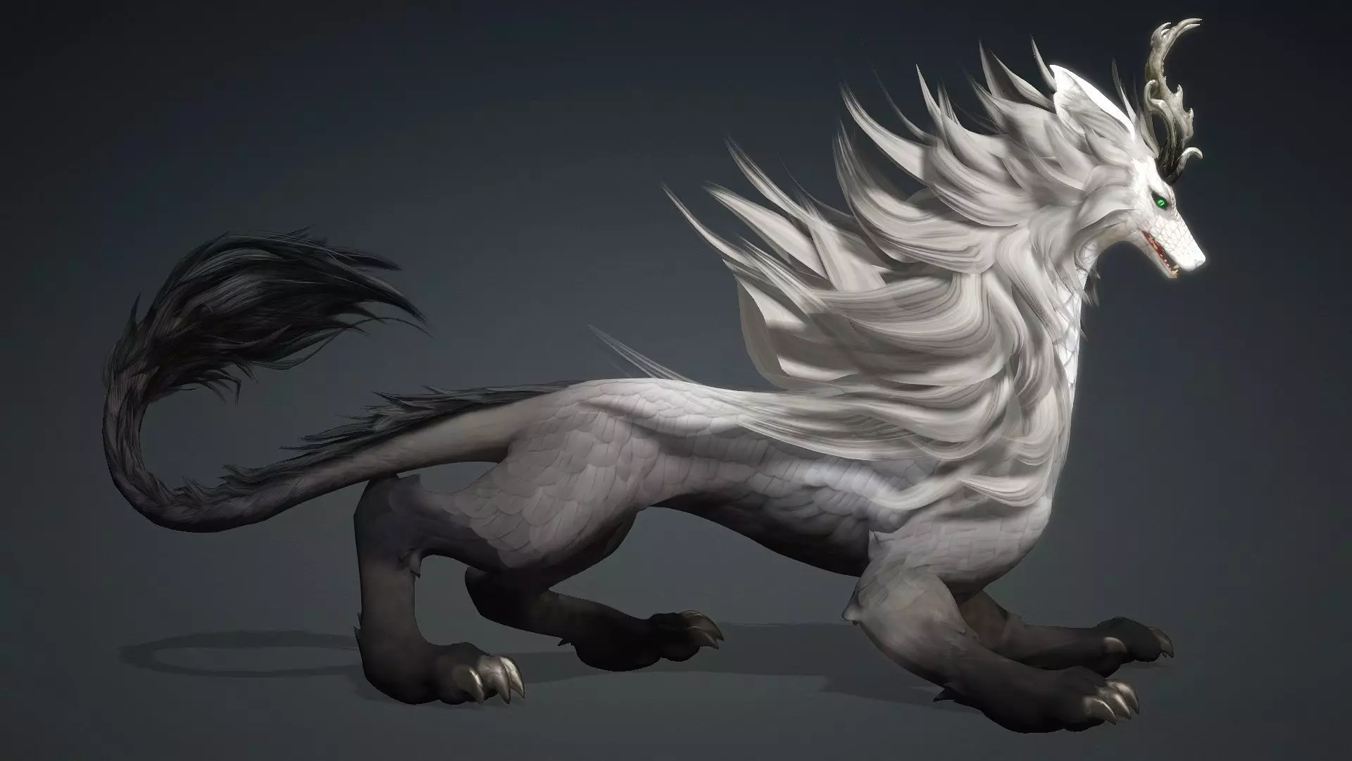 Divine Wolf-B4 3D model_14