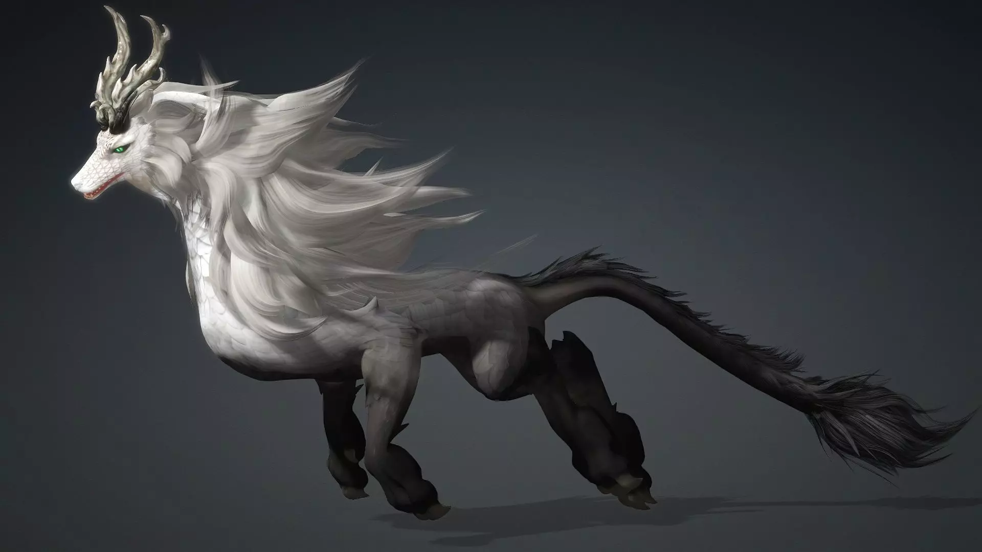 Divine Wolf-B4 3D model_6