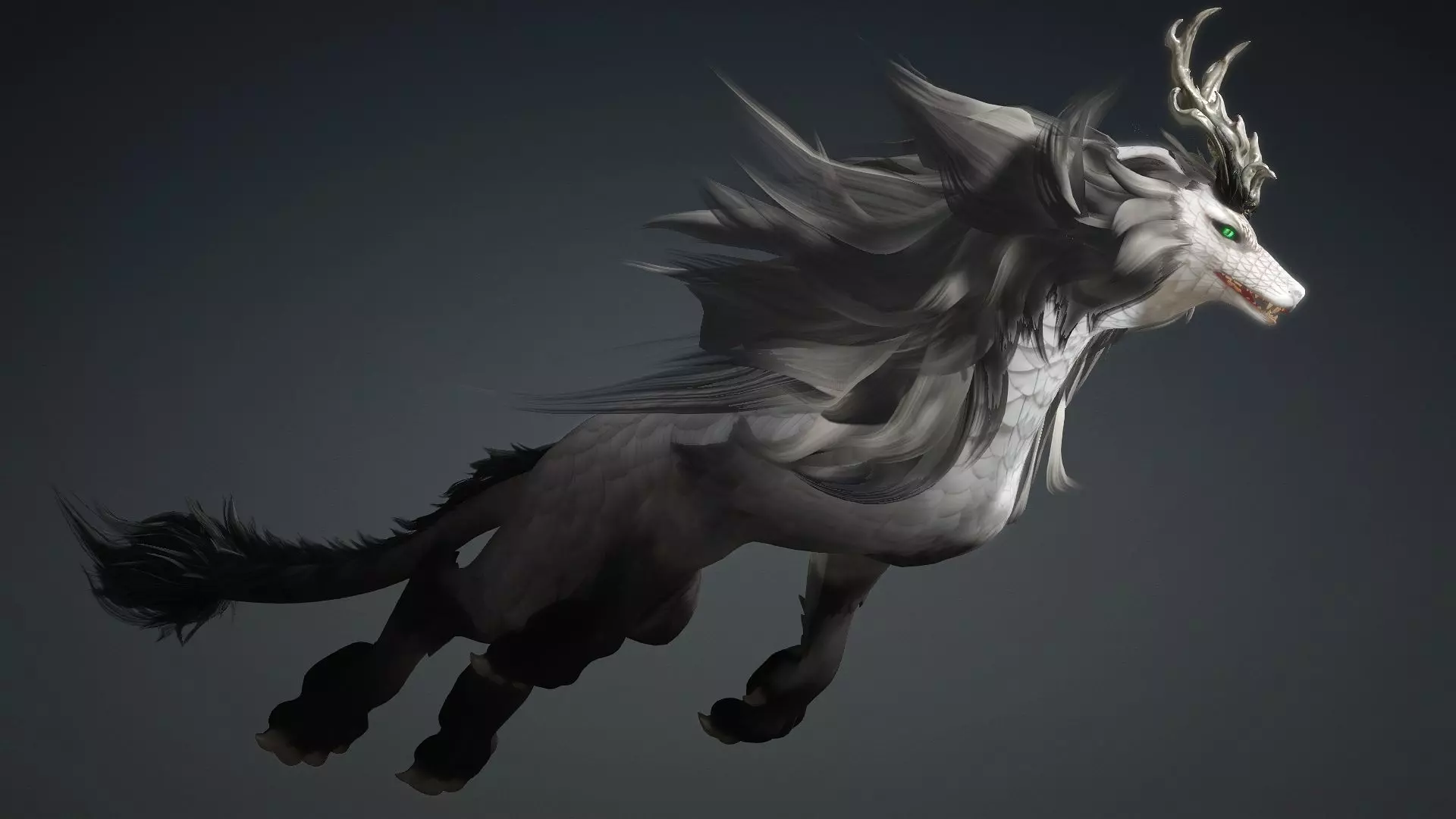 Divine Wolf-B4 3D model_7