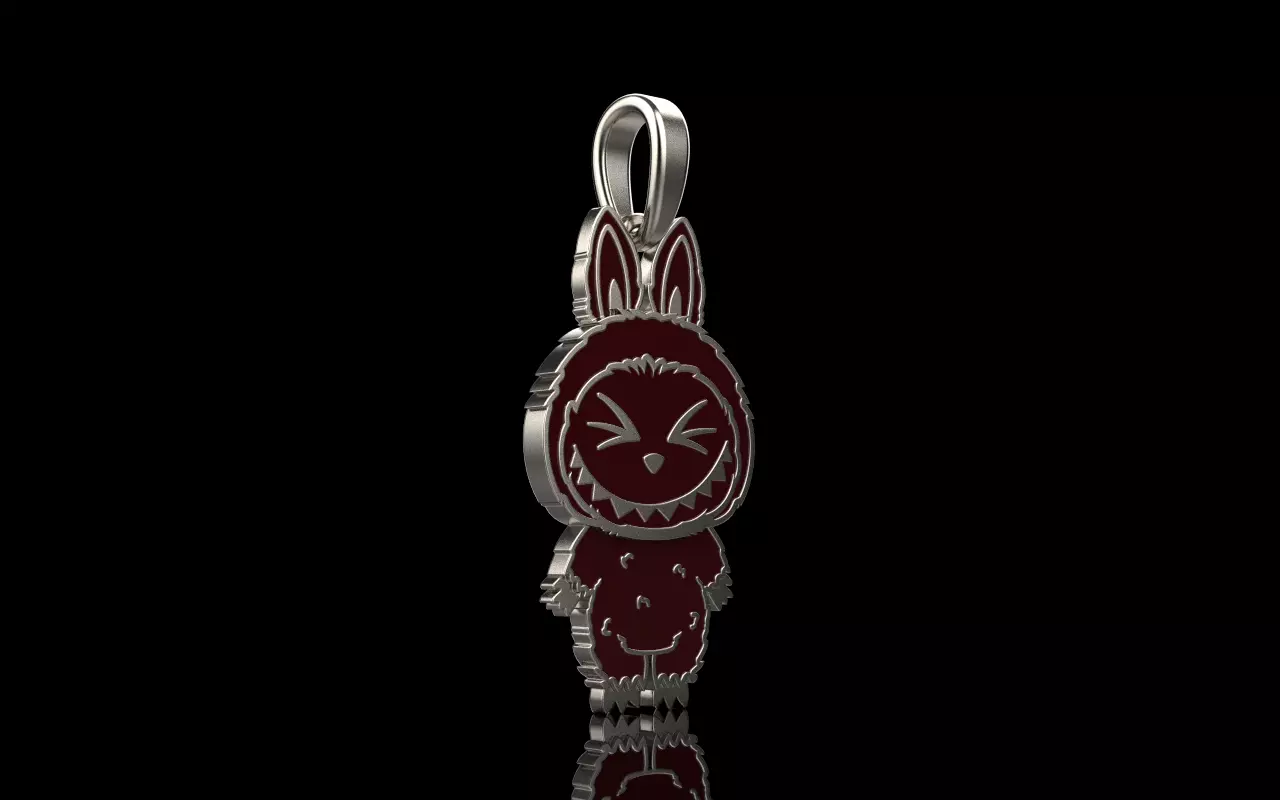 Labubu pendant model 1397 3D print model_17