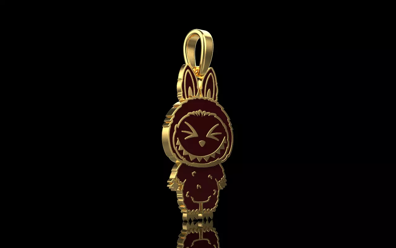 Labubu pendant model 1397 3D print model_1