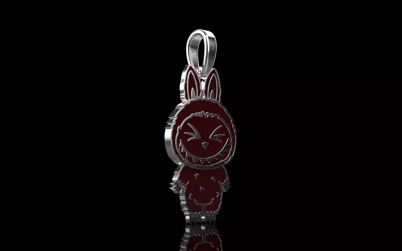 Labubu pendant model 1397 3D print model_20