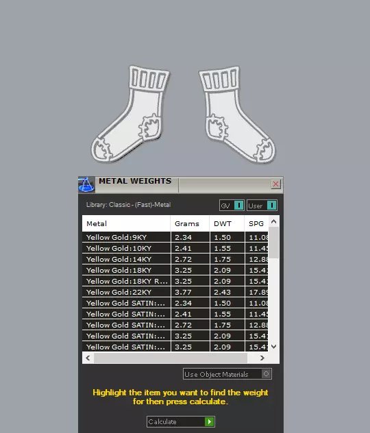 Cozy Autumn Knit Sock Enamel 3D Peintable Jewelry Model  3D print model_4