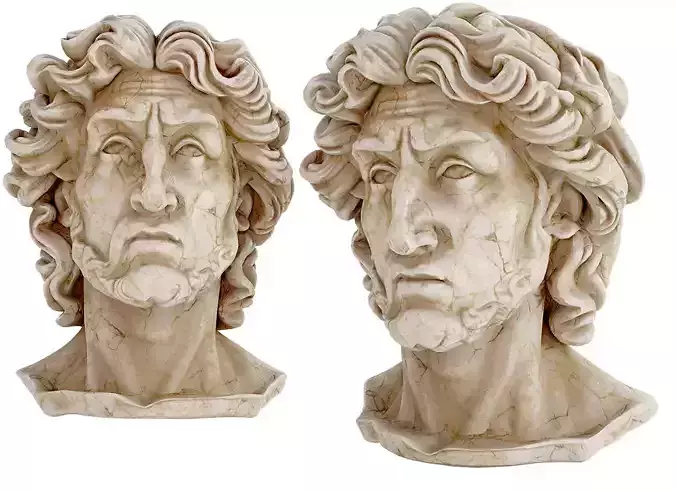 Classical Male Bust Sculpture