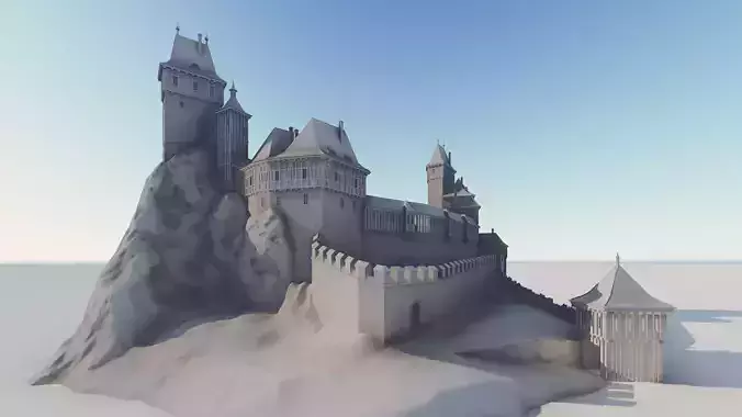 Trosky Castle Upper Stronghold 1 to 400 Scale