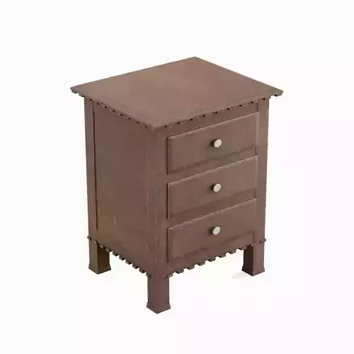 Old Wooden Dresser 01